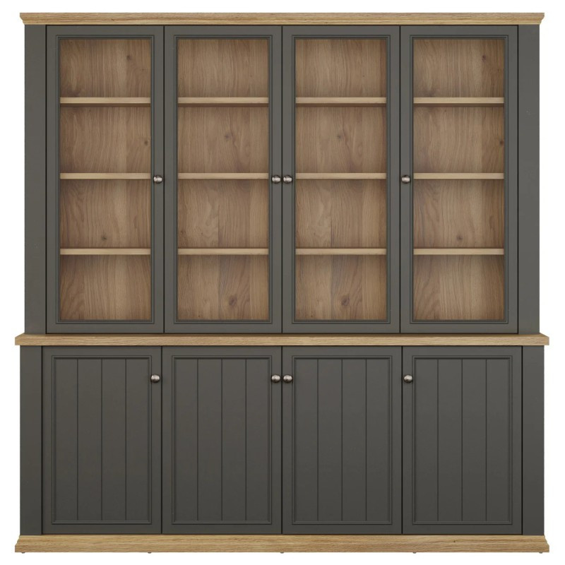 Duży regał 200 cm Pontypool – funkcjonalna zabudowa wnętrza