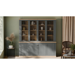 Duży regał 200 cm Pontypool – funkcjonalna zabudowa wnętrza