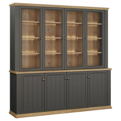 Duży regał 200 cm Pontypool – funkcjonalna zabudowa wnętrza