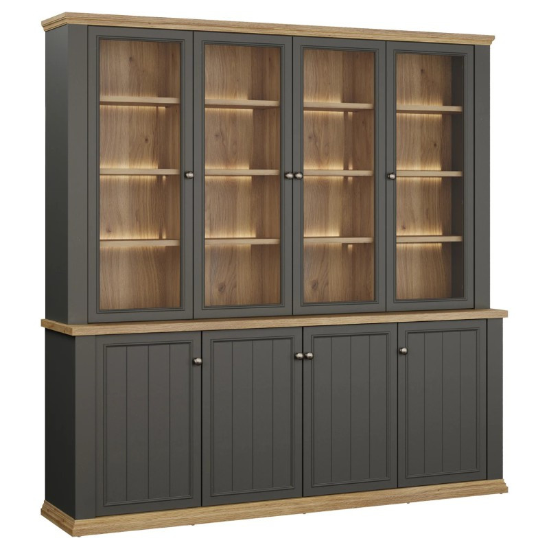 Duży regał 200 cm Pontypool – funkcjonalna zabudowa wnętrza