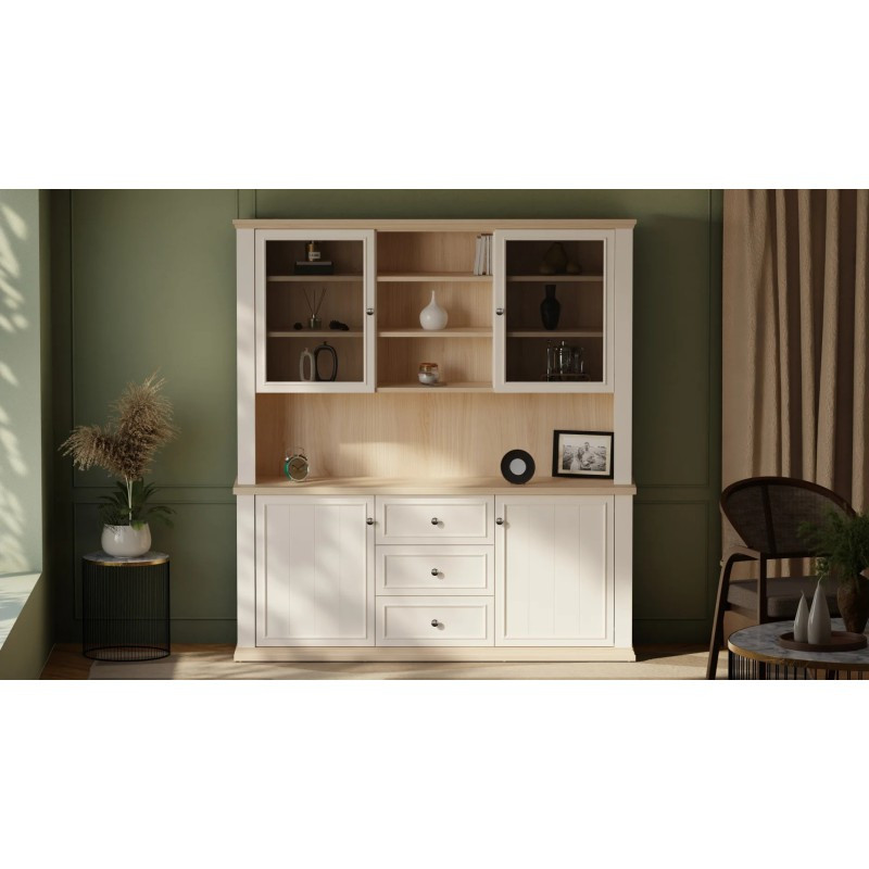 Kredens z nadstawką Pontypool – funkcjonalny bufet do wnętrz