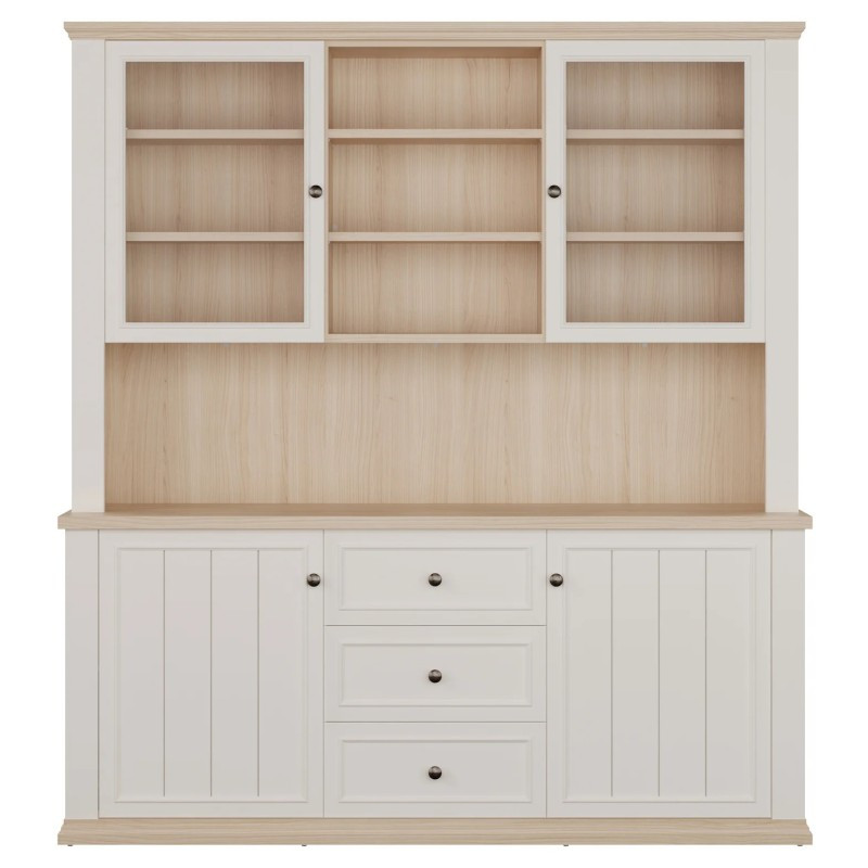 Kredens z nadstawką Pontypool – funkcjonalny bufet do wnętrz