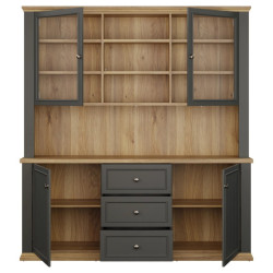 Kredens z nadstawką Pontypool – funkcjonalny bufet do wnętrz