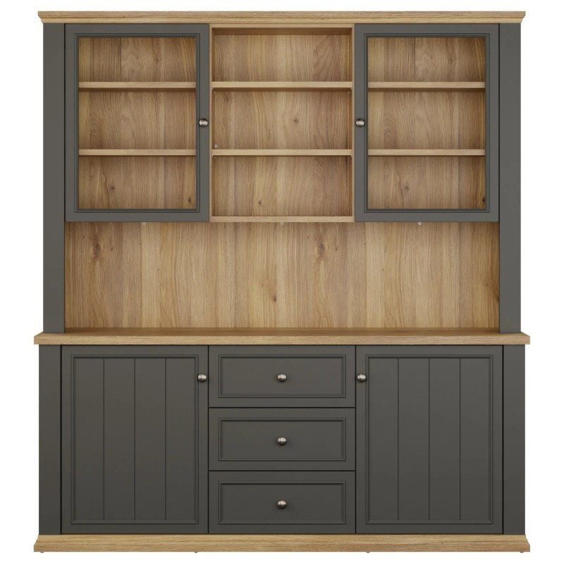 Kredens z nadstawką Pontypool – funkcjonalny bufet do wnętrz