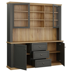 Kredens z nadstawką Pontypool – funkcjonalny bufet do wnętrz