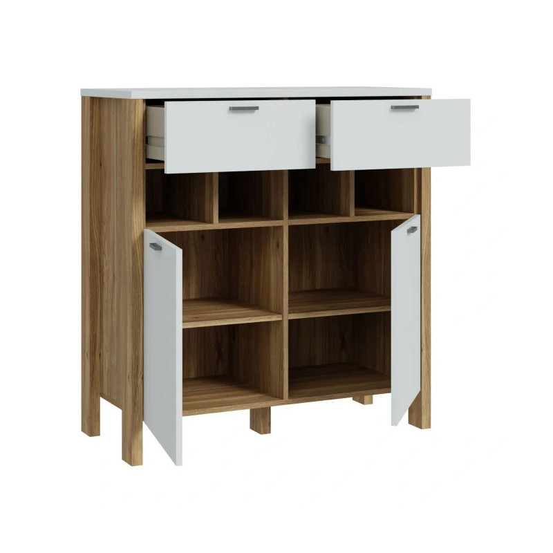 Komoda Saitama SQMK221-M826 Dąb Mauvella/Secret Grey Meble Forte