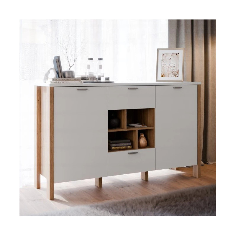 Komoda Saitama SQMK231-M826 Dąb Mauvella/Secret Grey Meble Forte