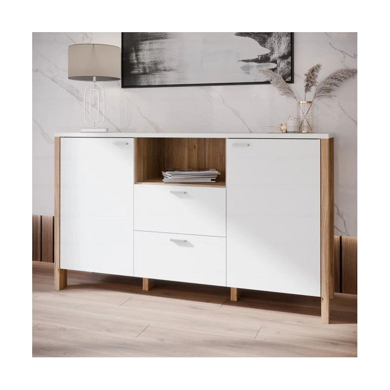 Komoda Saitama SQMK232-M826 Dąb Mauvella/Secret Grey Meble Forte