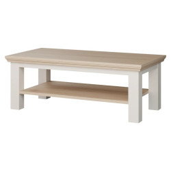 Biały stolik kawowy Pontypool – funkcjonalne centrum salonu