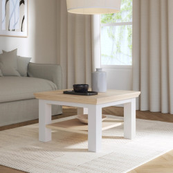 Biały stolik kawowy Pontypool – funkcjonalne centrum salonu