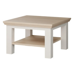 Biały stolik kawowy Pontypool – funkcjonalne centrum salonu