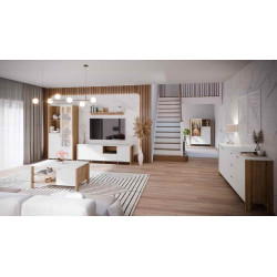 Witryna szklana SAITAMA 110 cm – styl loftowy | Domowanie.pl