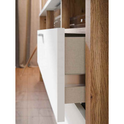 Witryna Saitama SQMV521L-M826 Dąb Mauvella/Secret Grey Meble Forte