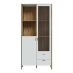 Witryna Saitama SQMV721R-M826 Dąb Mauvella/Secret Grey Meble Forte