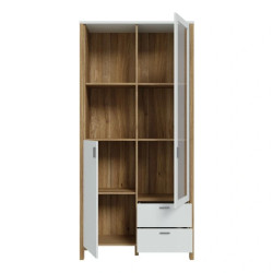 Witryna Saitama SQMV721R-M826 Dąb Mauvella/Secret Grey Meble Forte