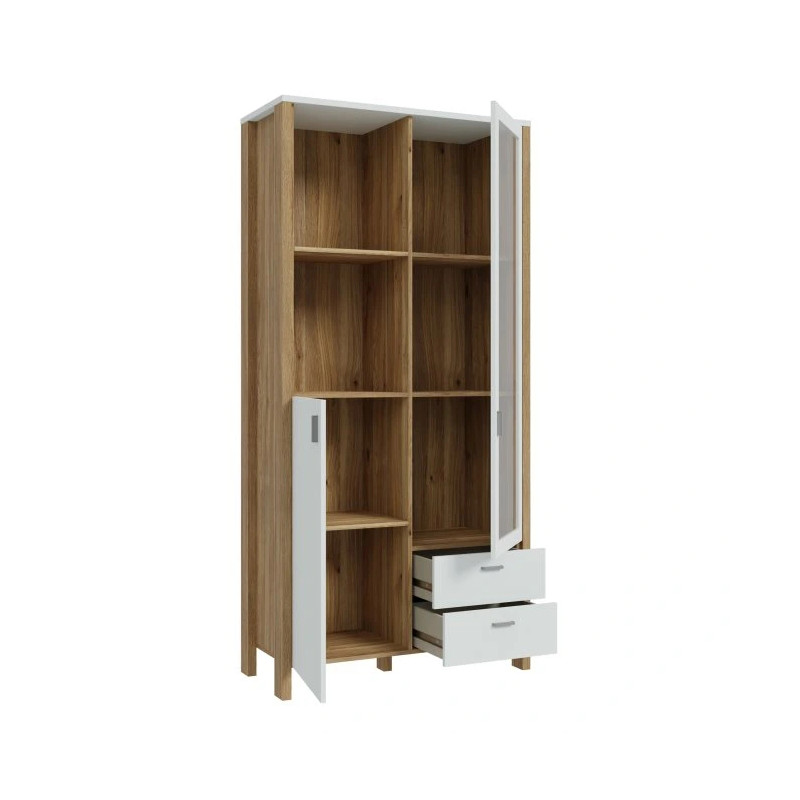 Witryna Saitama SQMV721R-M826 Dąb Mauvella/Secret Grey Meble Forte