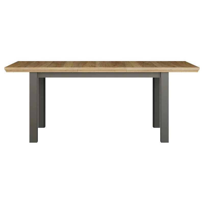 Stół rozkładany Pontypool TBLT7127 – dąb mauvella/uni wolfram szary