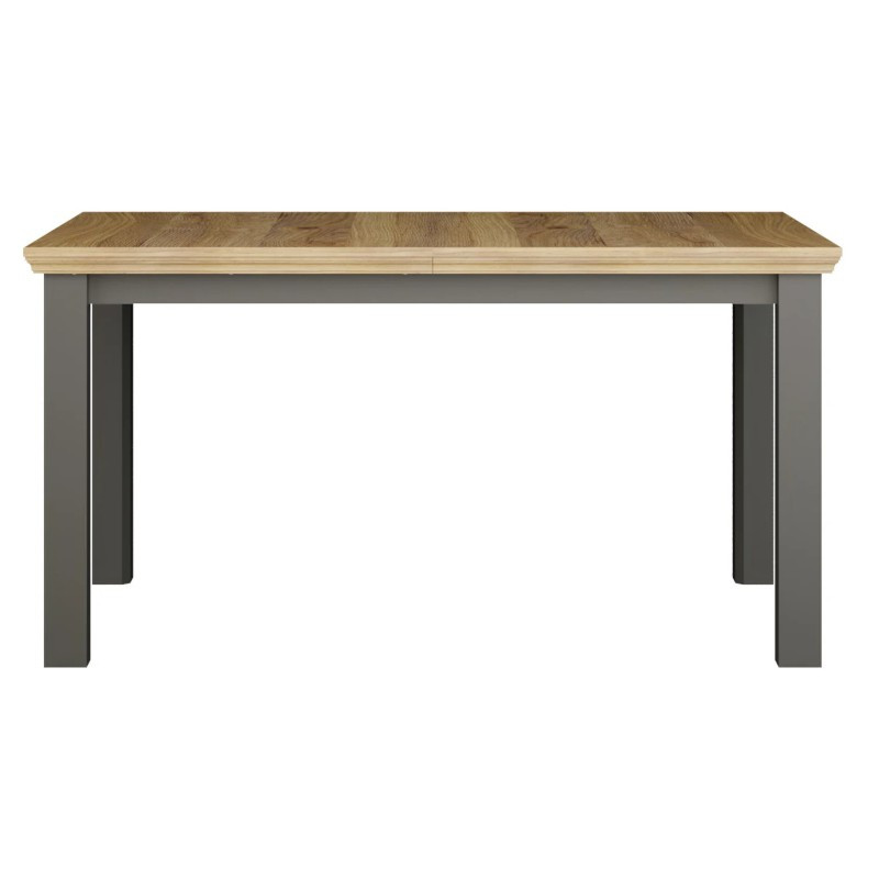 Stół rozkładany Pontypool TBLT7127 – dąb mauvella/uni wolfram szary