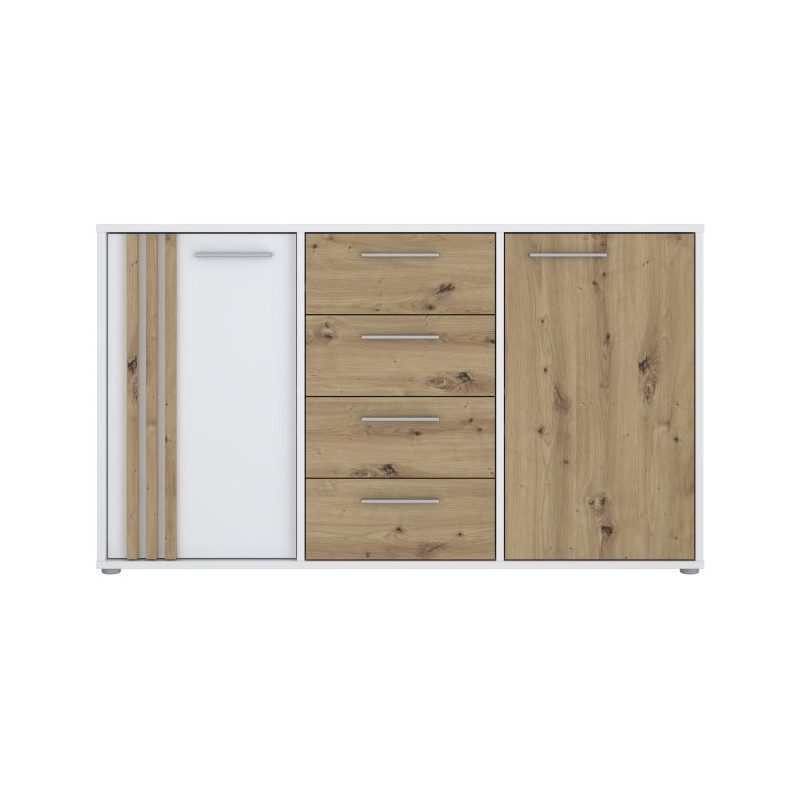 Biała komoda 140 cm Cardigan CDGK231 | Meble Forte