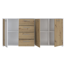 Biała szeroka komoda Cardigan CDGK241 | Meble Forte