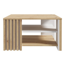 Biały stolik kawowy Cardigan CFTT5150 – stylowy detal