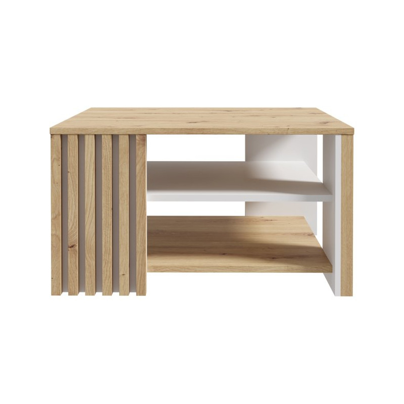 Biały stolik kawowy Cardigan CFTT5150 – stylowy detal