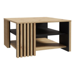 Czarny stolik kawowy Cardigan CFTT5150 – stylowy detal