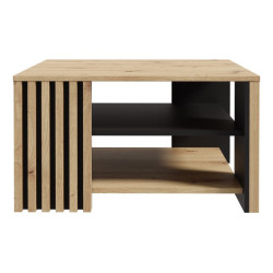 Czarny stolik kawowy Cardigan CFTT5150 – stylowy detal