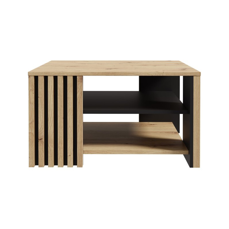 Czarny stolik kawowy Cardigan CFTT5150 – stylowy detal