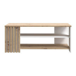 Biały stolik kawowy 110 cm Cardigan CFTT5221 – stylowy detal