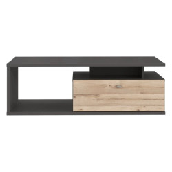 Stolik kawowy Como COMT501-C175 Grafit/Deska Dębowa Meble Forte