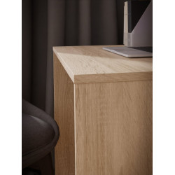 Małe biurko 80x50 cm Dubberly dąb sonoma