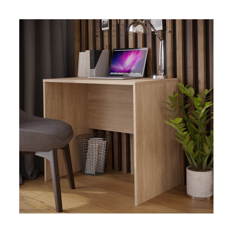 Małe biurko 80x50 cm Dubberly dąb sonoma