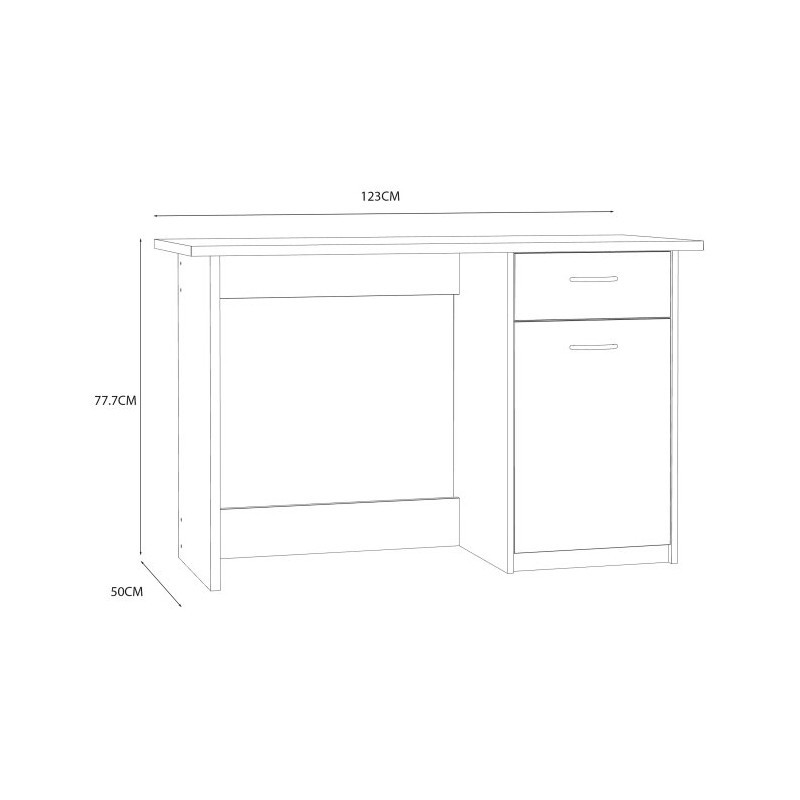 Biurko z szufladą Balios BOSB211 – wygodna organizacja pracy
