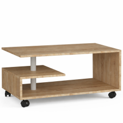 Bailey BL1T01 – stolik kawowy na kółkach dąb sonoma