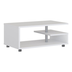 Bailey BL1T01 – stolik kawowy na kółkach biały