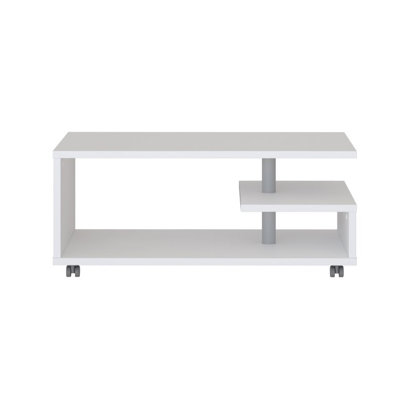 Bailey BL1T01 – stolik kawowy na kółkach biały