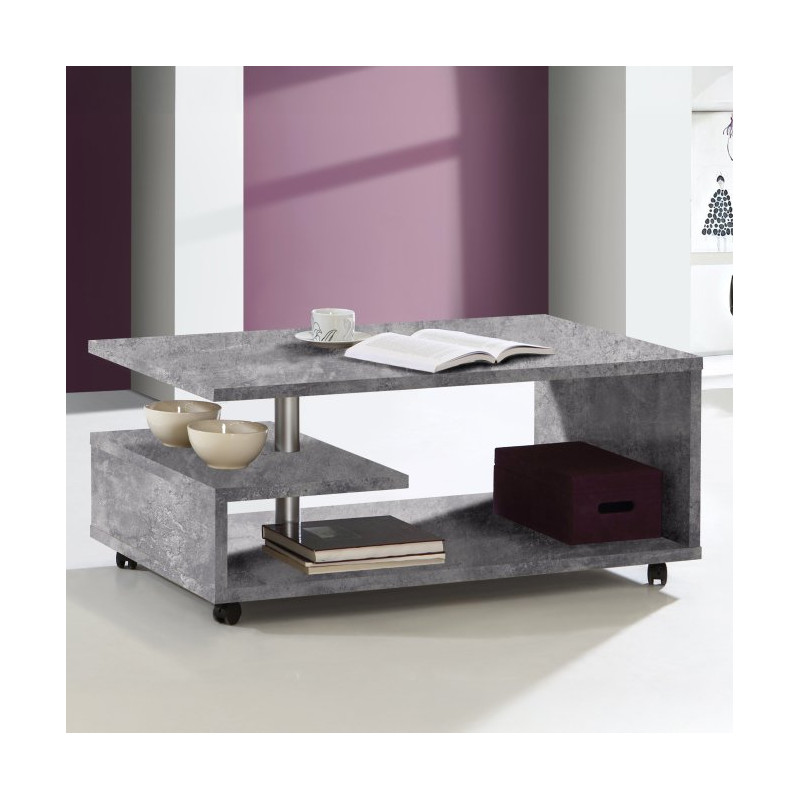 Bailey BL1T01 – stolik kawowy na kółkach beton