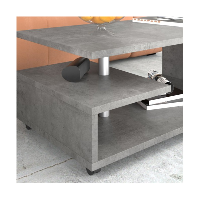 Bailey BL1T01 – stolik kawowy na kółkach beton