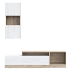 Meblościanka Bodil BDLM02L – nowoczesna aranżacja salonu