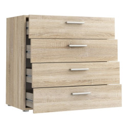 Brooklyn BRKK211 dąb sonoma – praktyczna komoda z szufladami