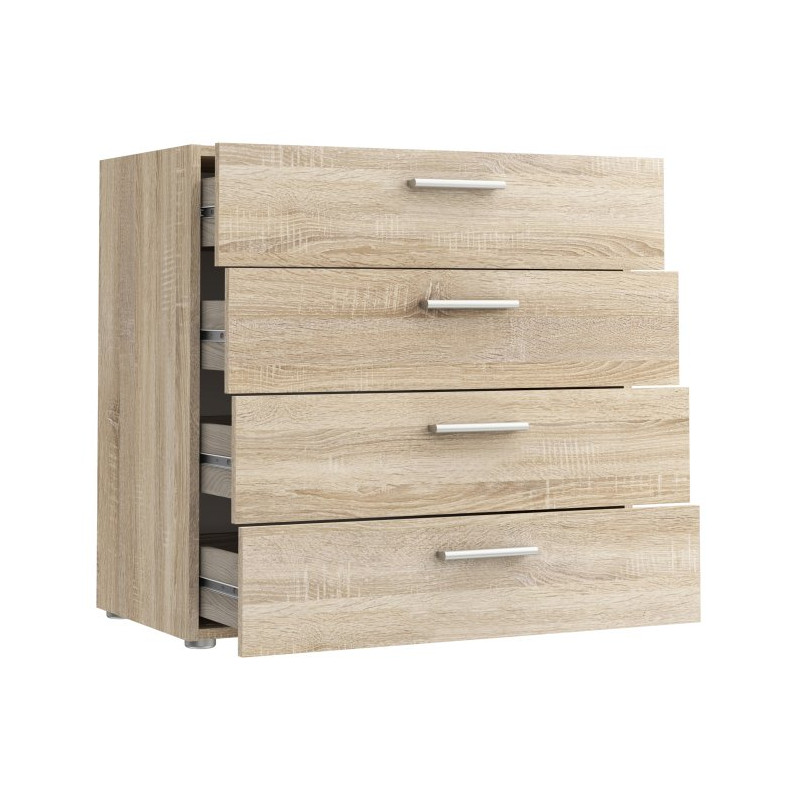 Brooklyn BRKK211 dąb sonoma – praktyczna komoda z szufladami