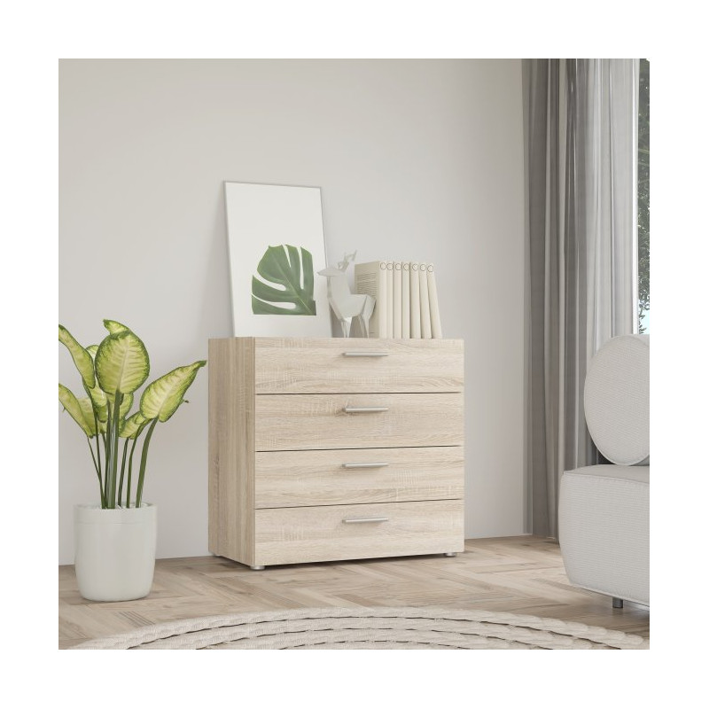 Brooklyn BRKK211 dąb sonoma – praktyczna komoda z szufladami