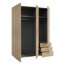 Szafa Brooklyn BRKS831 140 cm – funkcjonalna garderoba