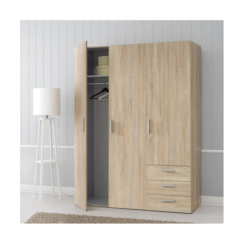 Szafa Brooklyn BRKS831 140 cm – funkcjonalna garderoba