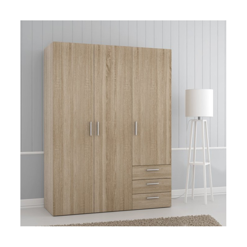 Szafa Brooklyn BRKS831 140 cm – funkcjonalna garderoba