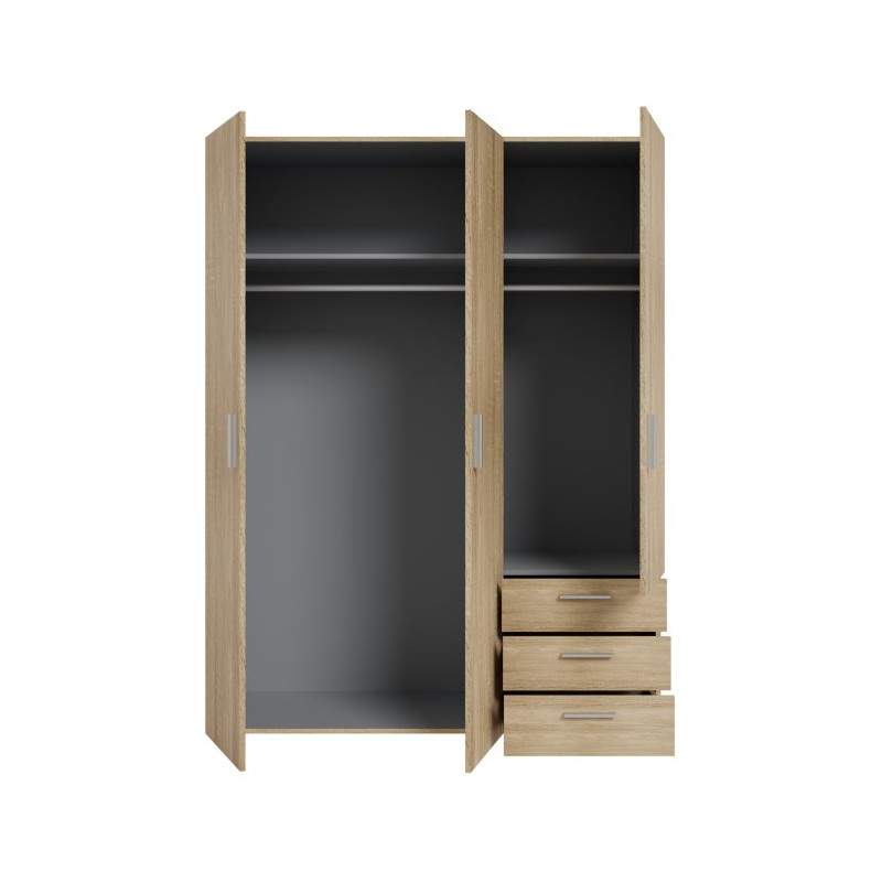 Szafa Brooklyn BRKS831 140 cm – funkcjonalna garderoba