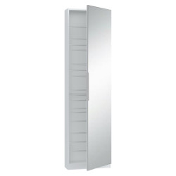 Biała wysoka szafka na buty Calma CMQD711S  | Meble Forte