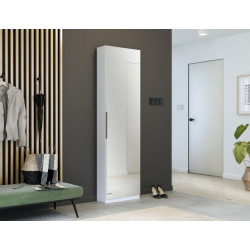 Biała wysoka szafka na buty Calma CMQD711S  | Meble Forte