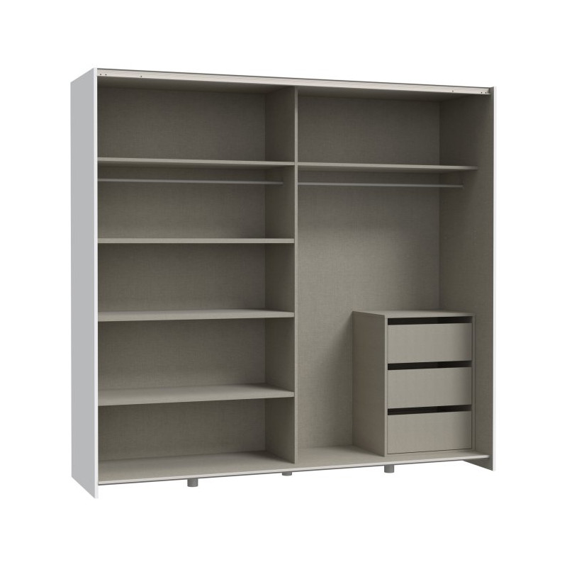 Biała szafa przesuwna Schach&matt SHMS32231 200 cm